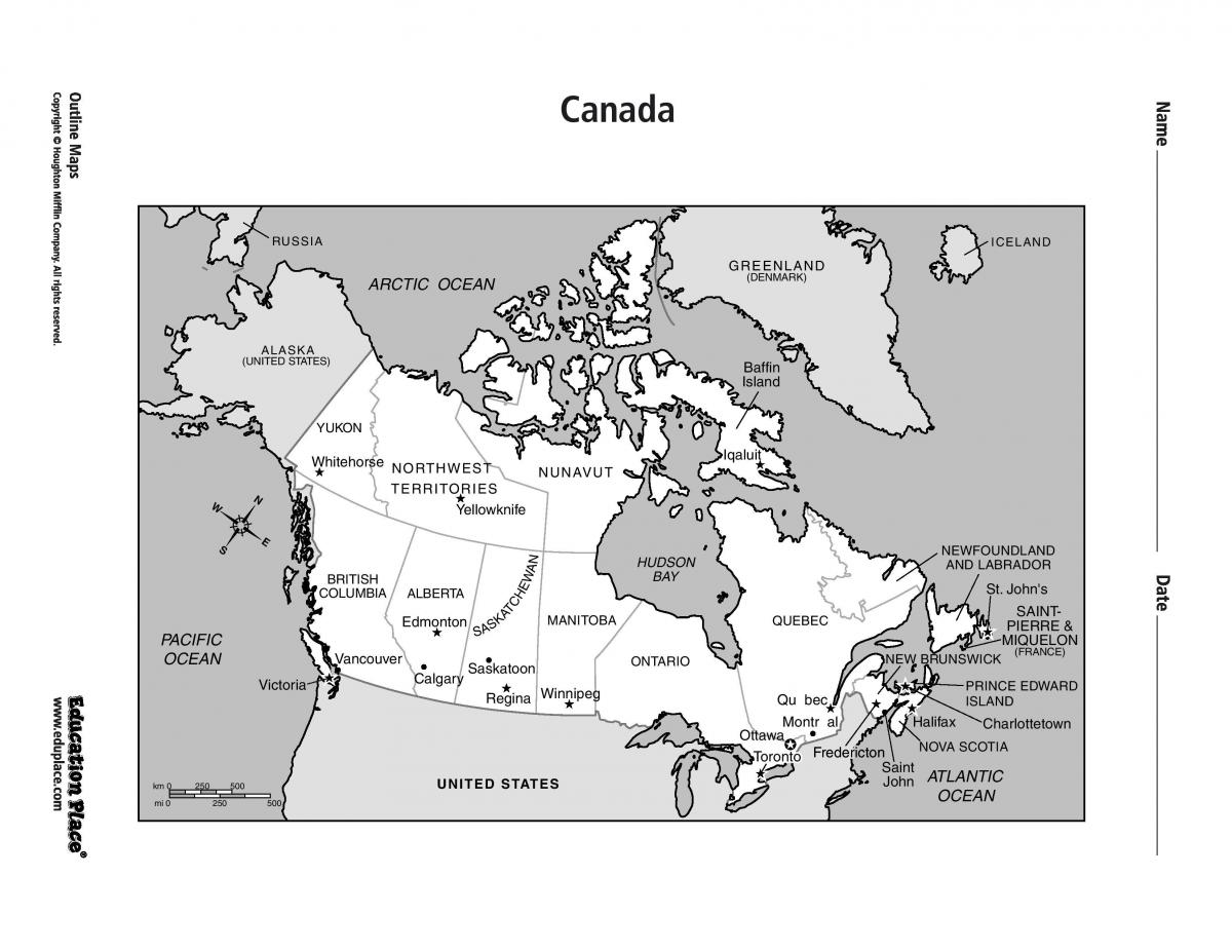 کے نقشے پر ٹورنٹو کینیڈا