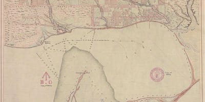نقشہ کی زمین کا یارک ، ٹورنٹو 1787-1884