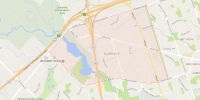 نقشہ کے Clairville پڑوس ٹورنٹو