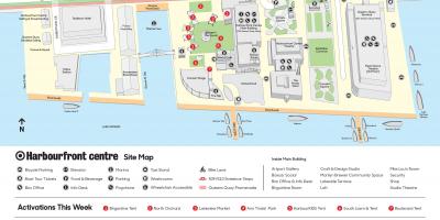 نقشہ کے Harbourfront مرکز کی پارکنگ