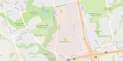 نقشہ کے Pelmo پارک – Humberlea پڑوس ٹورنٹو