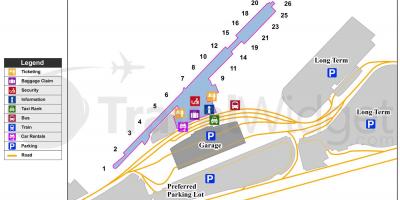 نقشہ کی بھینس نیاگرا ہوائی اڈے