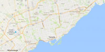 کے نقشے سے Morningside ضلع ٹورنٹو