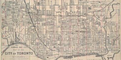 نقشہ ٹورنٹو کے 1902