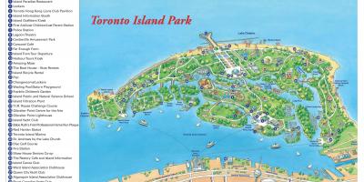 نقشہ ٹورنٹو کے جزیرہ پارک